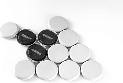 Effortless Moving with 2 1/2" Round Reusable Furniture Sliders - 8 Pack for Easy Relocation on Carpet