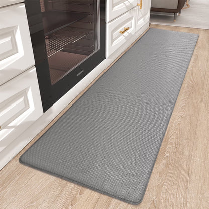 Kitchen Rug, anti Fatigue Mat for Kitchen, Non Skid Kitchen Floor Mat, Kitchen Rug or Mat Washable, 24"X 71", Gray